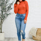 Stylin Girl Turtleneck in Rust