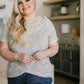 Subtle Details Twist Front Top