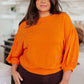 Subway Station Sweater in Orange