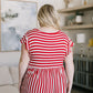 Summer Stripes Babydoll Top