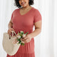 Sun Angel Dress In Rose Pink