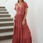 Sun Angel Dress In Rose Pink