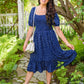 Sunday Market Dress in Blue