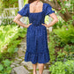 Sunday Market Dress in Blue