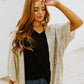 Sunday Mornings V-Neck Tee In Black