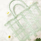 Sunny Days Woven Tote in Mint