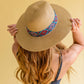 Sunny Rays Banded Accent Panama Hat