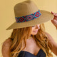 Sunny Rays Banded Accent Panama Hat