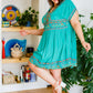 Sunrise In Morocco Embroidered Dress