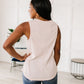 Susanna Waffle Knit Sleeveless Top
