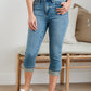 Judy Blue Suzie Mid-Rise Cuffed Capris