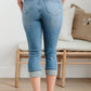 Judy Blue Suzie Mid-Rise Cuffed Capris