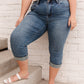 Judy Blue Suzie Mid-Rise Cuffed Capris