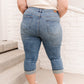 Judy Blue Suzie Mid-Rise Cuffed Capris