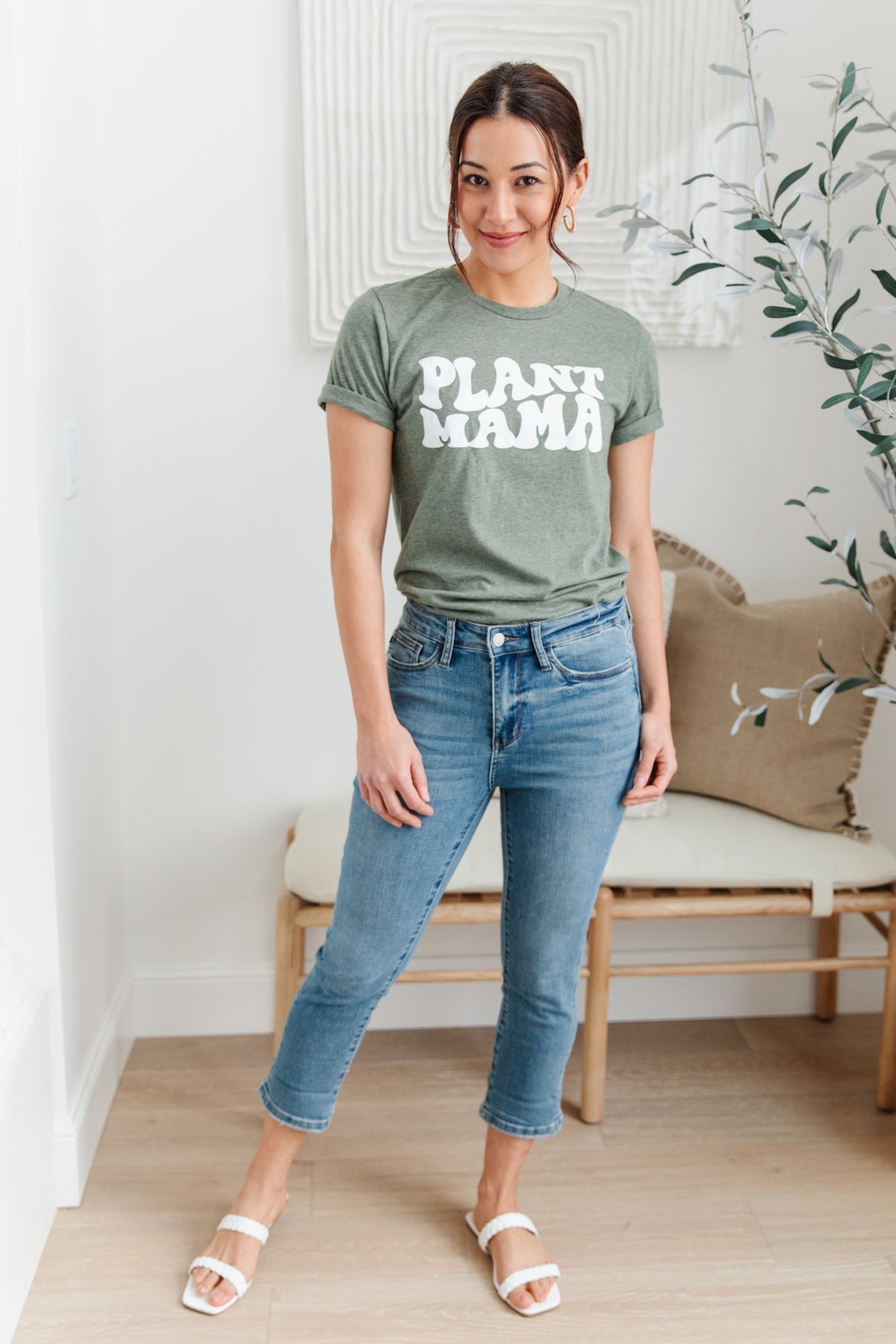 Judy Blue Suzie Mid-Rise Cuffed Capris