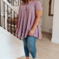 Sweet Breeze Tunic Dress in Lavender