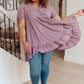 Sweet Breeze Tunic Dress in Lavender