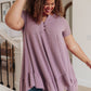 Sweet Breeze Tunic Dress in Lavender