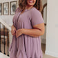 Sweet Breeze Tunic Dress in Lavender
