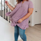 Sweet Breeze Tunic Dress in Lavender