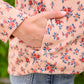 Sweet Caroline Floral & Corduroy Shacket