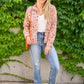 Sweet Caroline Floral & Corduroy Shacket