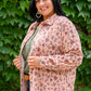 Sweet Caroline Floral & Corduroy Shacket
