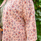 Sweet Caroline Floral & Corduroy Shacket