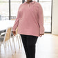 Sweet Crush Collar Pullover in Mauve