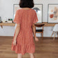 Sweet Dots Dress in Brick