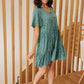 Sweet Dots Dress in Green