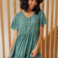 Sweet Dots Dress in Green