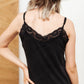 Sweet Fling Lace Top In Black