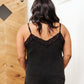 Sweet Fling Lace Top In Black