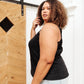 Sweet Fling Lace Top In Black