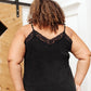 Sweet Fling Lace Top In Black