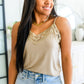 Sweet Fling Lace Top In Mocha