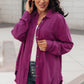 Sweet Kiss Shacket in Mulberry
