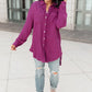 Sweet Kiss Shacket in Mulberry