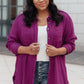 Sweet Kiss Shacket in Mulberry