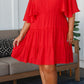 Sweet and Spicy Flutter Sleeve Dress
