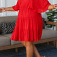 Sweet and Spicy Flutter Sleeve Dress