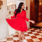 Sweetheart's Dress in Red