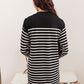 Swift Stripes Pocket Cardigan in Black & White