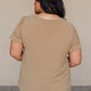 Swiss Dot Top in Stone