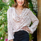 Take Flight Cowl Neck Top