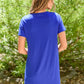 Here To Stay T-Shirt Dress In Blue