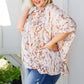 Take a Chance Mixed Print Top