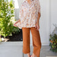 Take a Chance Mixed Print Top