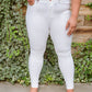 Judy Blue High Waisted White Skinny Jeans